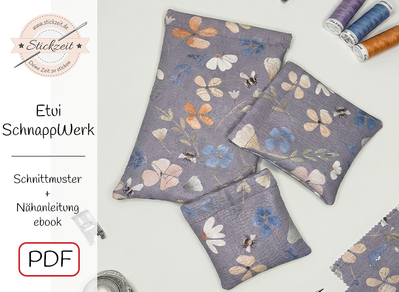 Schnittmuster + Nähanleitung - Etui SchnappWerk -